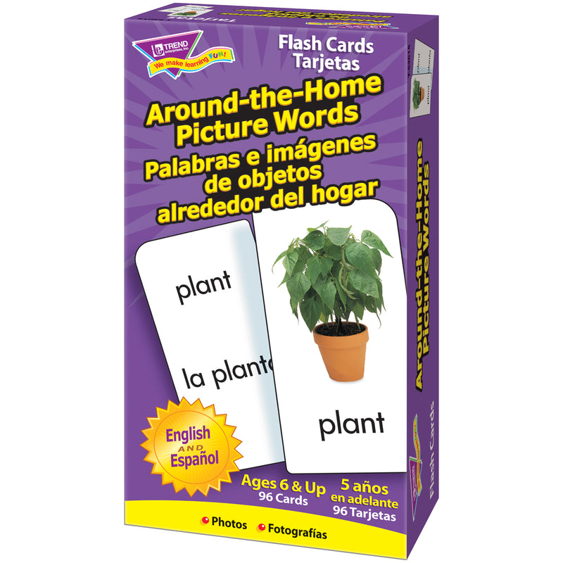Flash Cards Around The Home 96-box