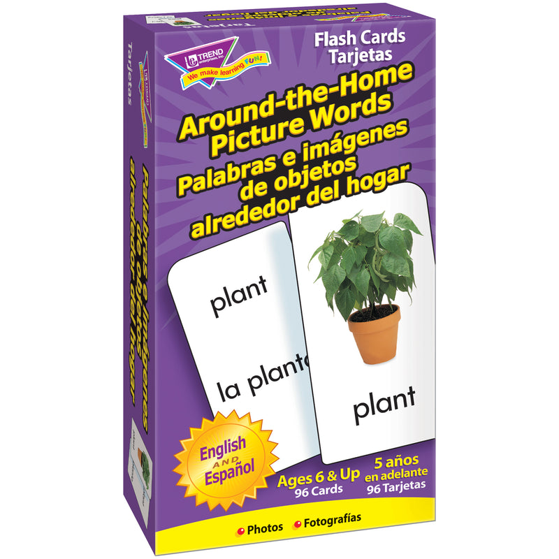 Flash Cards Around The Home 96-box