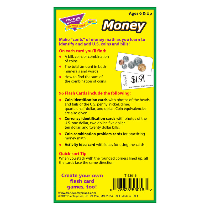 Flash Cards Money 96-box