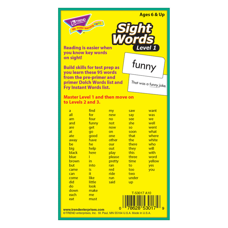Sight Words - Level 1