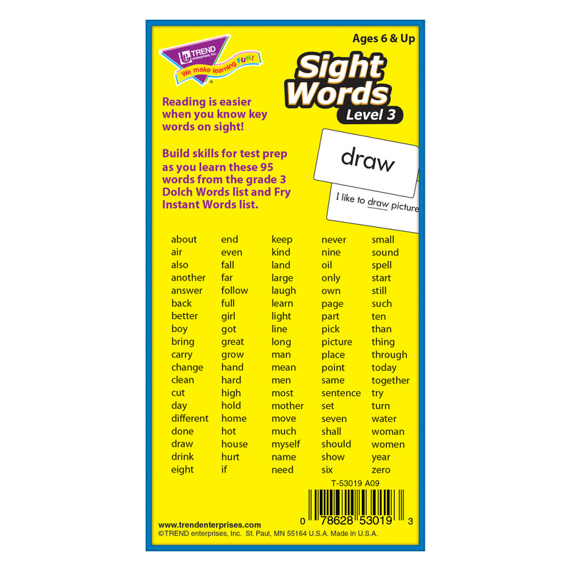 Sight Words - Level 3