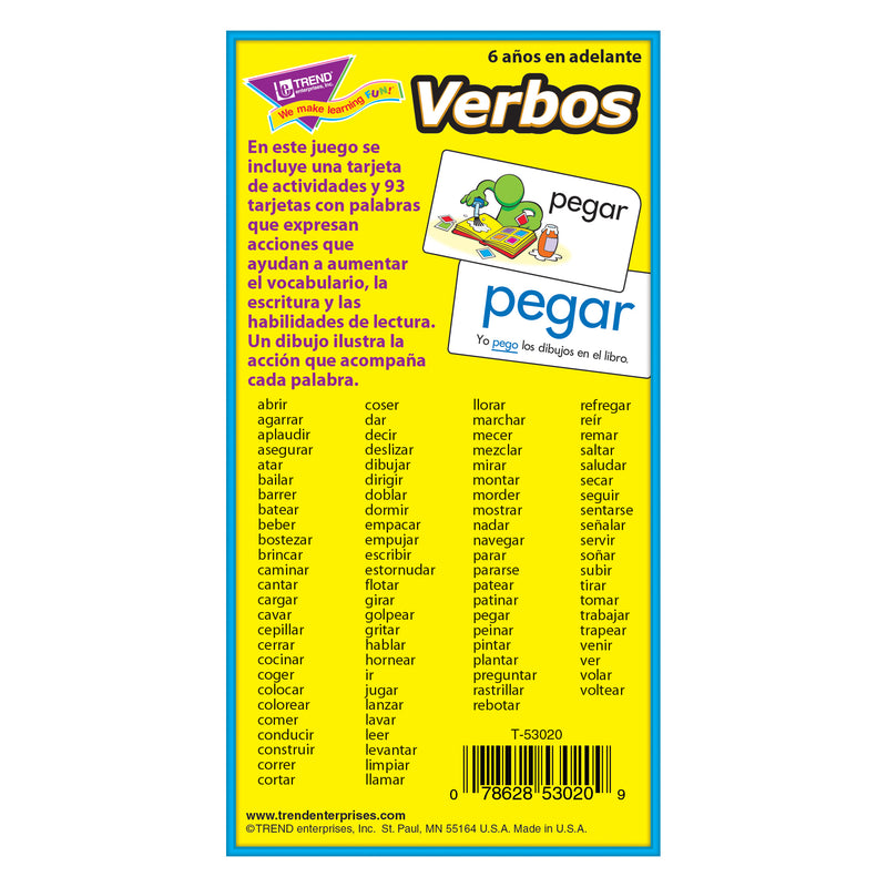Verbos Spanish Action Words