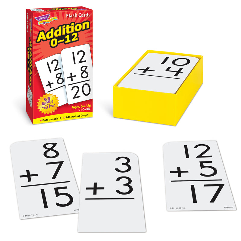 Flash Cards Addition 0-12 91-box