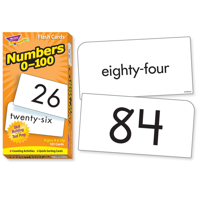 Flash Cards Numbers 0-100 101-box