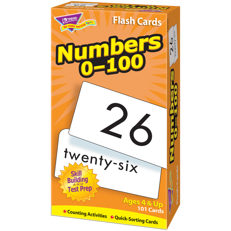 Flash Cards Numbers 0-100 101-box