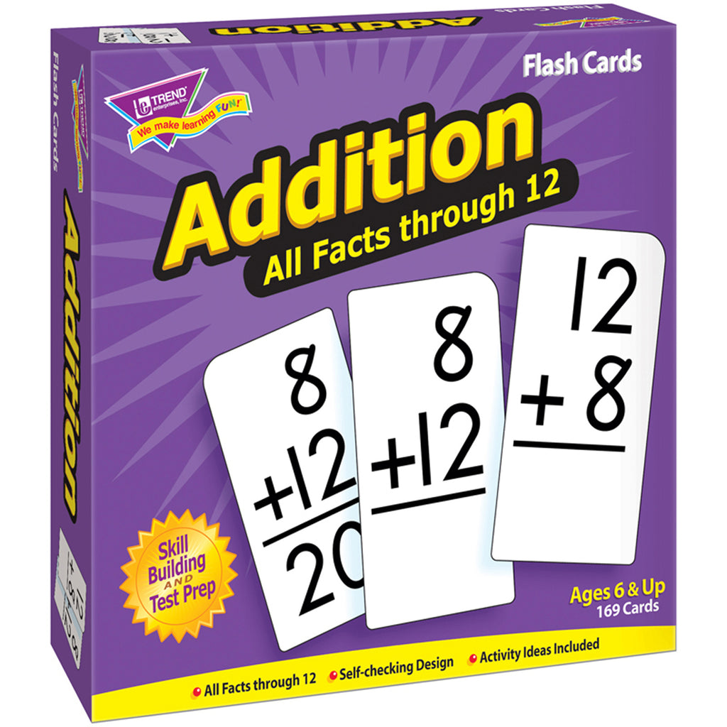 Flash Cards All Facts 169-box 0-12 Addition