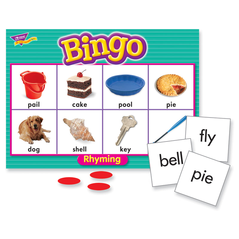 Bingo Rhyming Ages 4 & Up