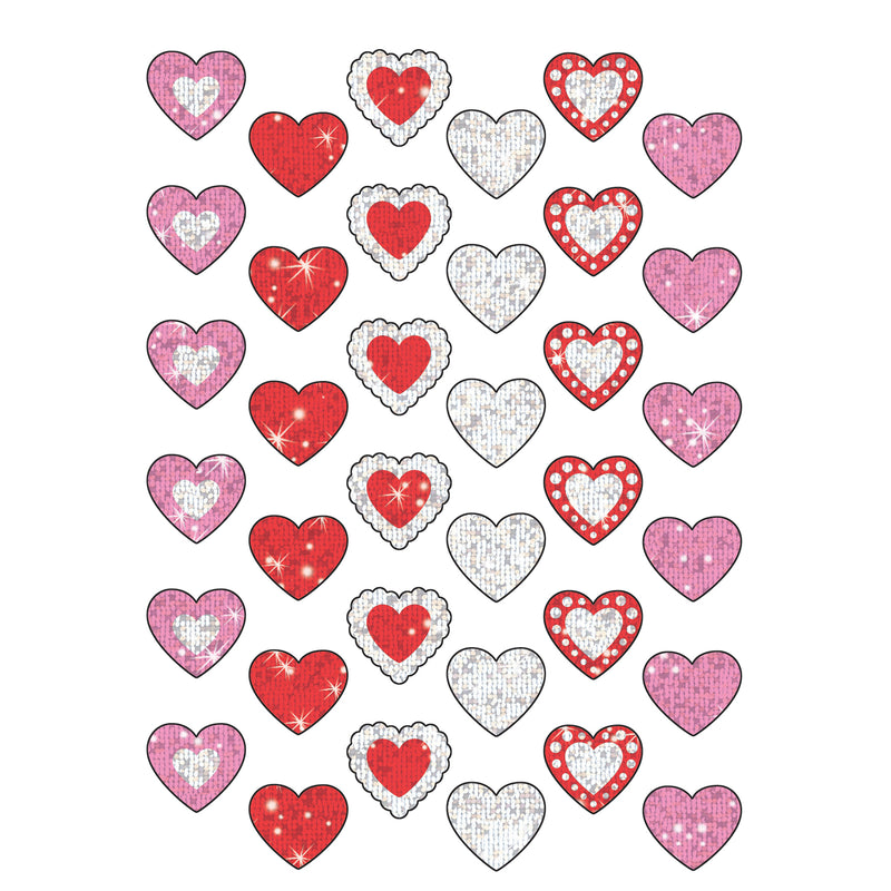 Sparkle Stickers Shimmering Hearts