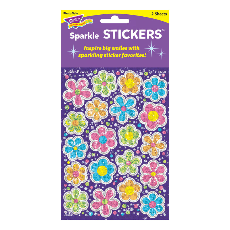 Sparkle Stickers Flower Power