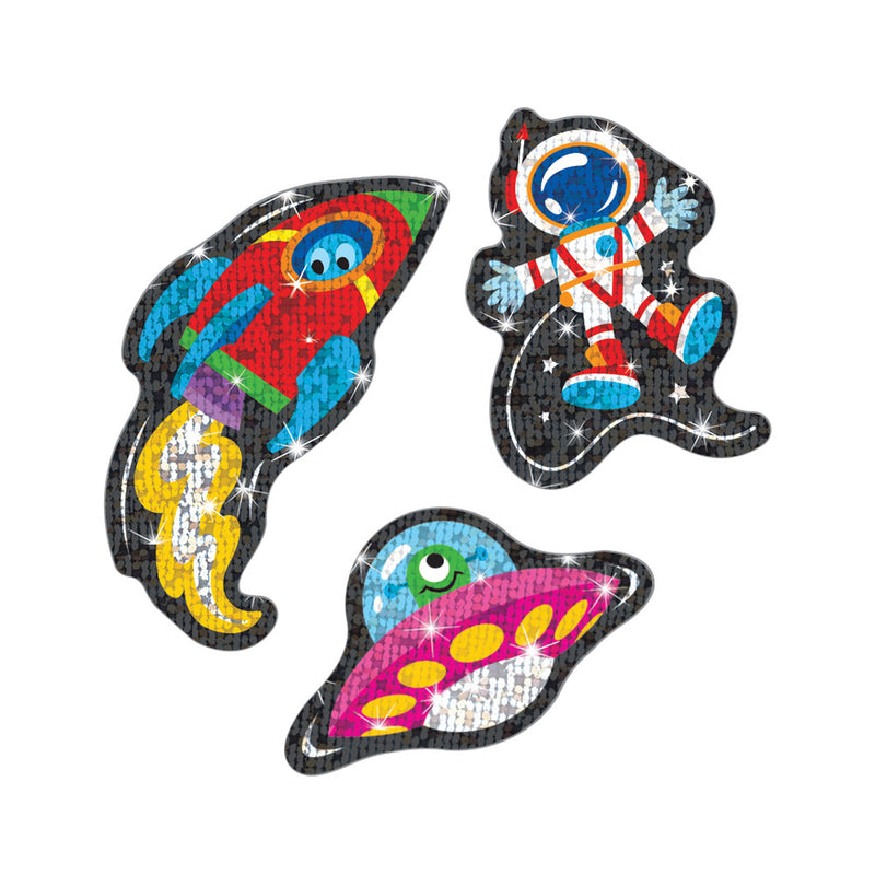 Sparkly Space Stuff Sparkle Stickrs 36 Ct