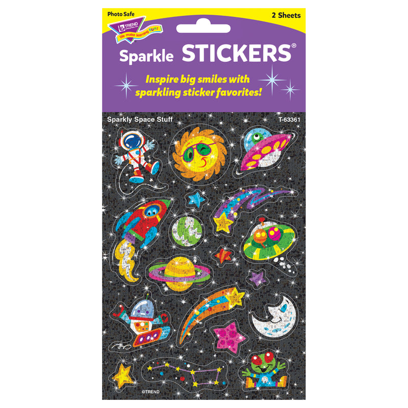 Sparkly Space Stuff Sparkle Stickrs 36 Ct
