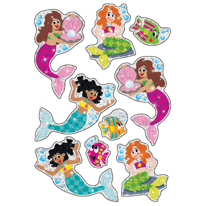 Mermaids & Friends Sparkle Stickers 18 Ct
