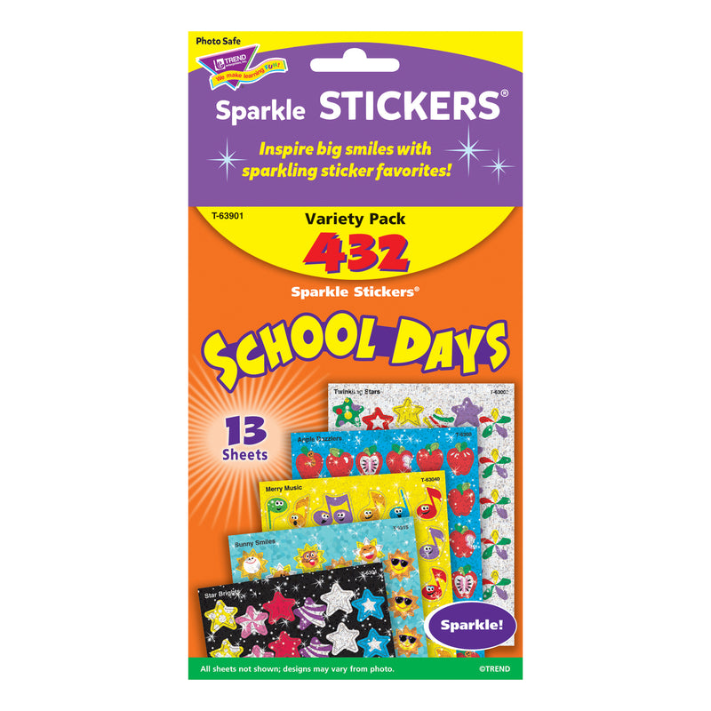 Sparkle Stickers School Days