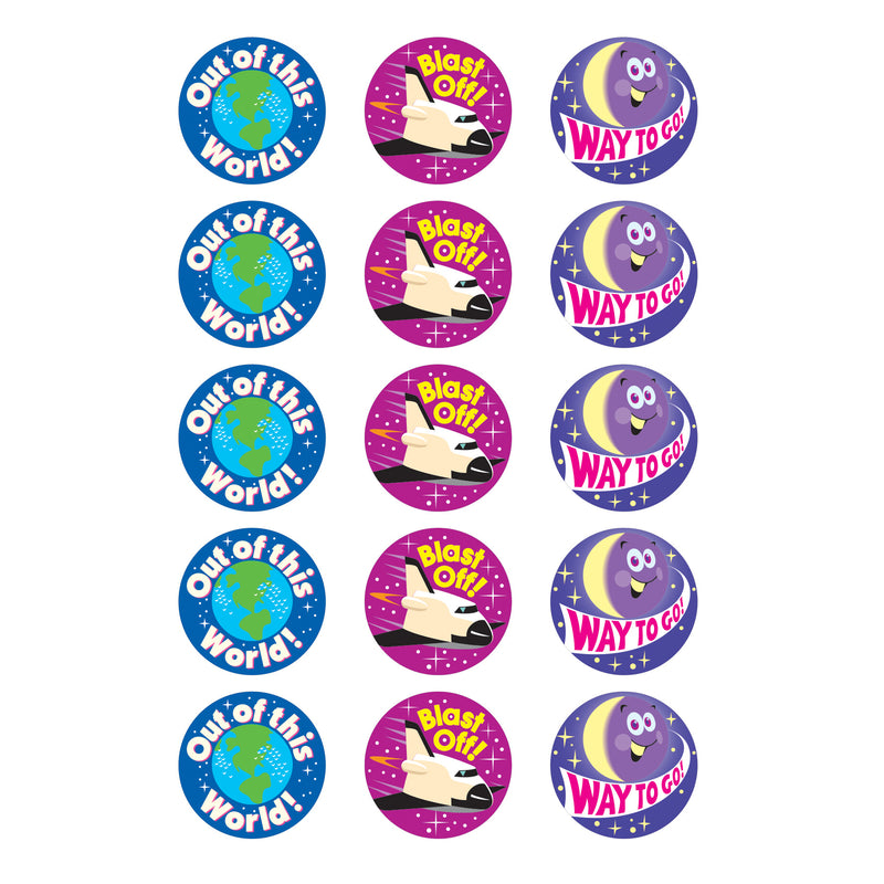 Stinky Stickers Earth & Space 60-pk Acid-free Grape