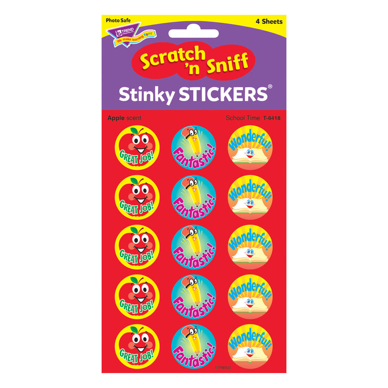 Stinky Stickers School Time