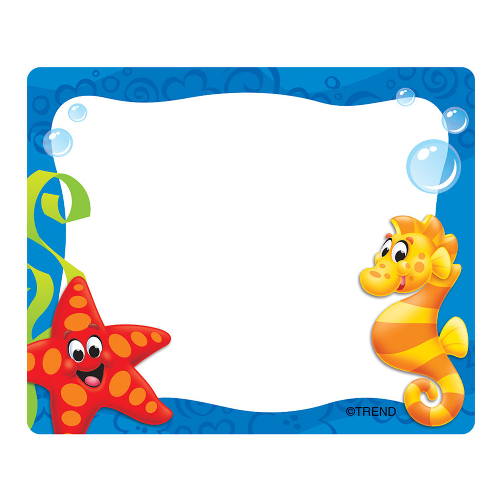 (6 Pk) Sea Buddies Terrific Labels