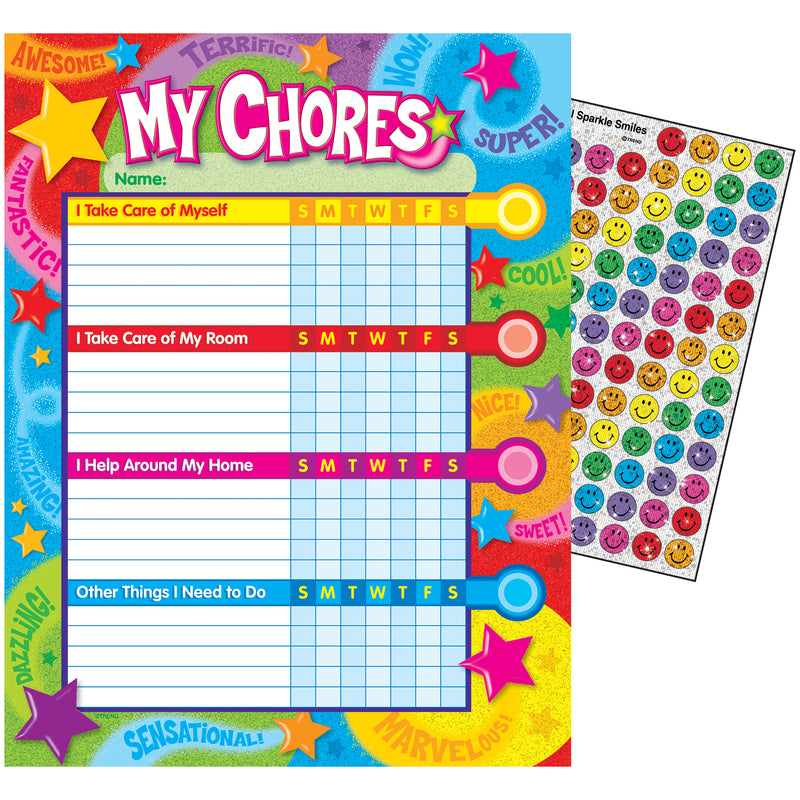 Praise Words N Stars Progress Chart