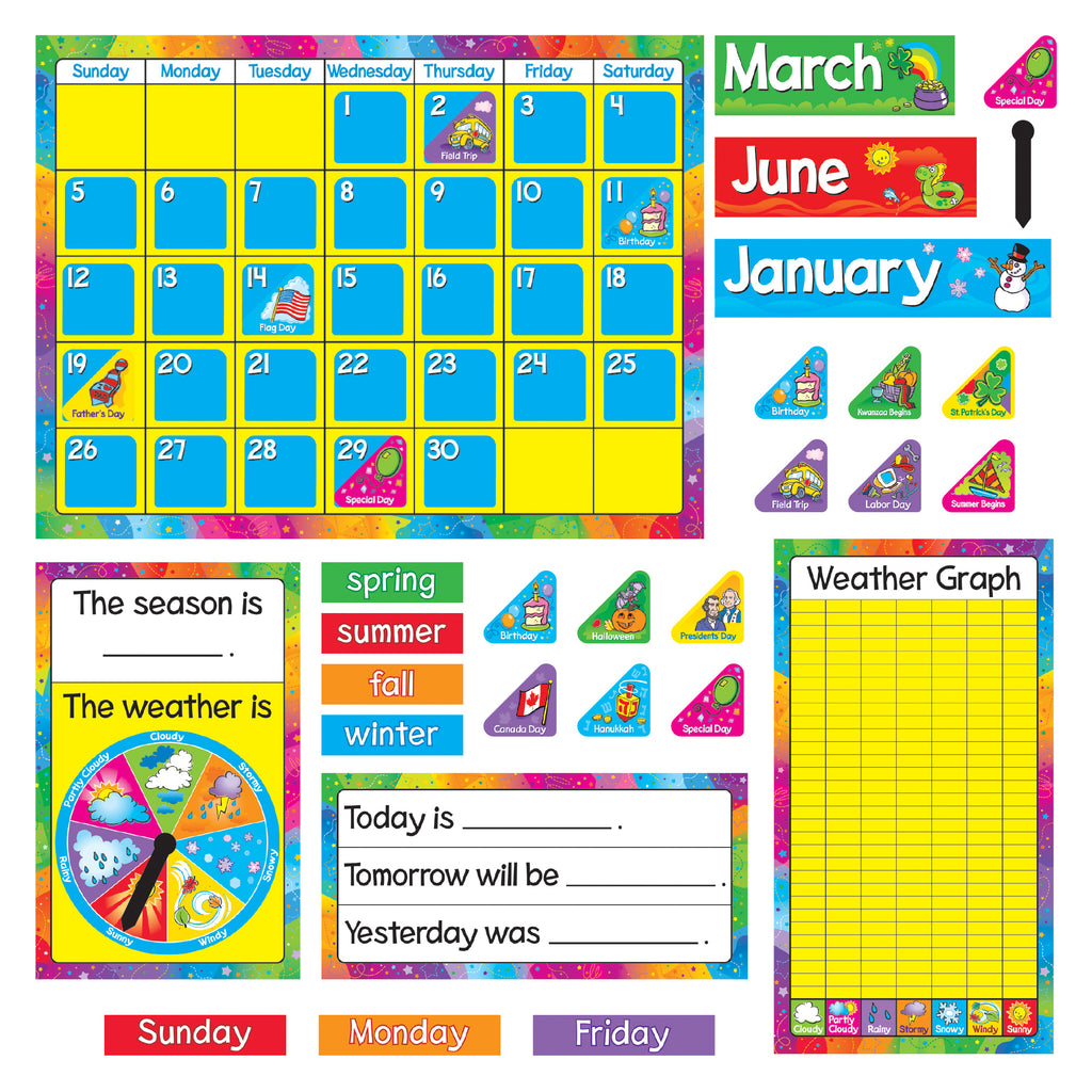 (2 St) Bb Set Year Round Calendar Gr Pk-3