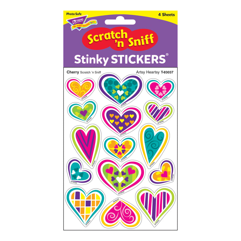 Artsy Heartsy-cherry Shapes Stinky Stickers