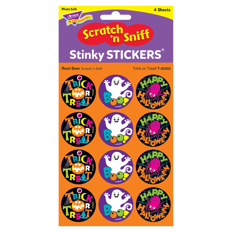 Trick Or Treat-root Beer Stinky Stickers