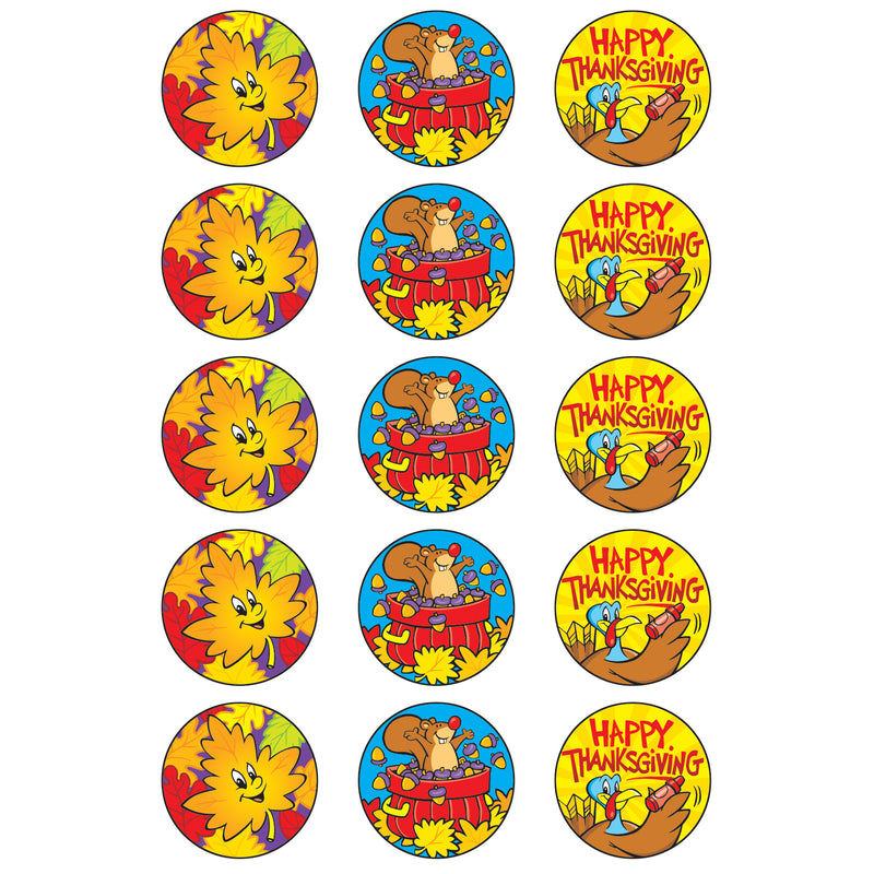 Stinky Stickers Thanksgiving 60-pk Time Acid-free Pumpkin