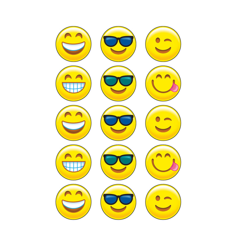 Emoji Cheer Stinky Stickers Large Round