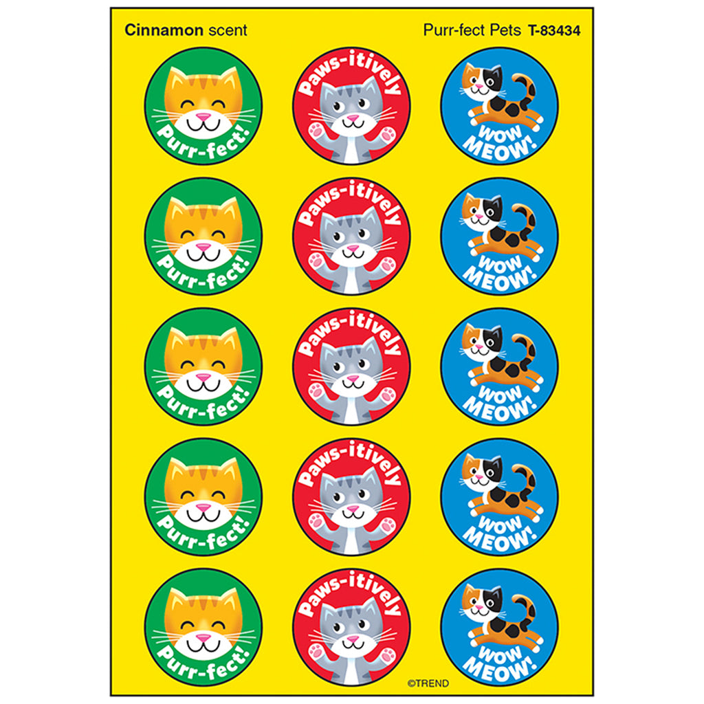 Purrfect Pet Stinky Sticker Large Round