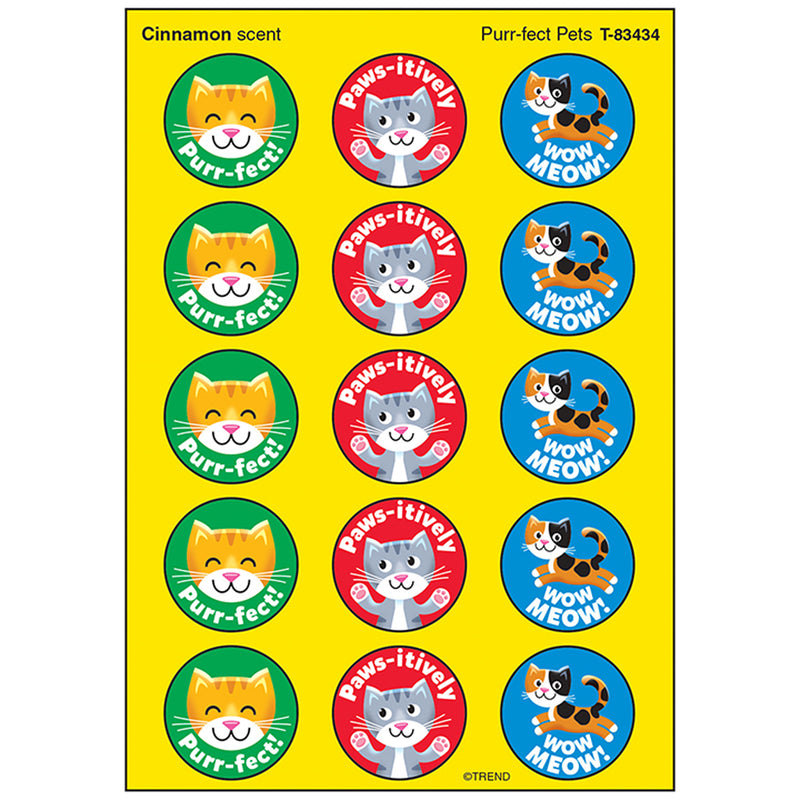 Purrfect Pet Stinky Sticker Large Round