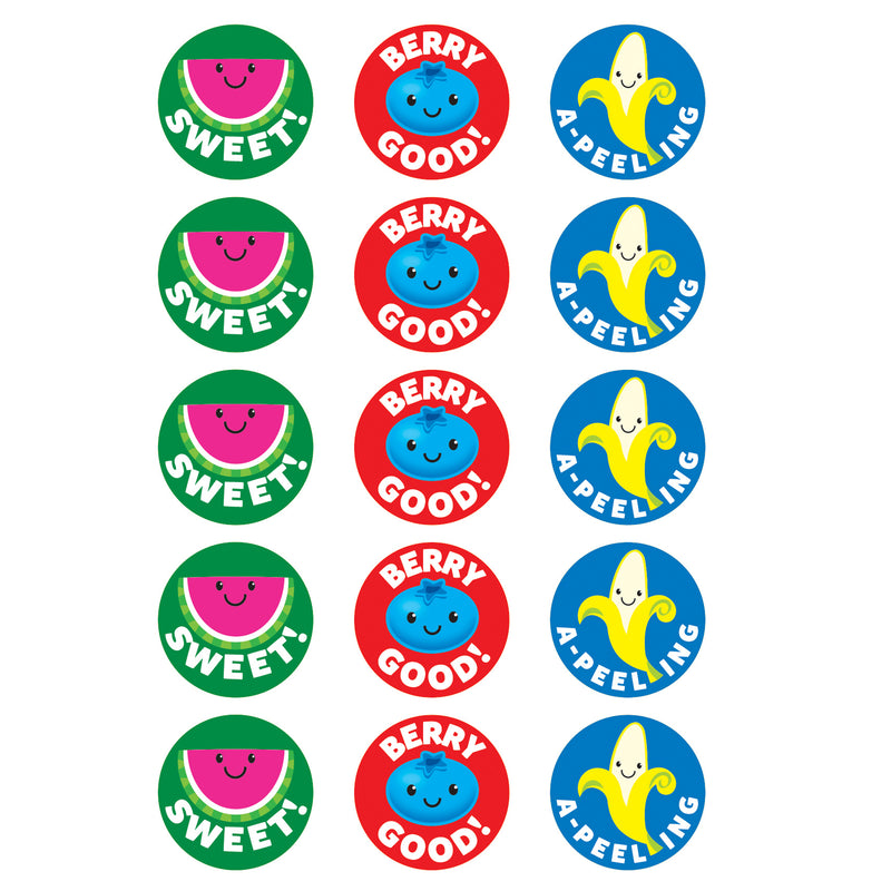 Friendly Fruit Stinky Stickers Lg Round