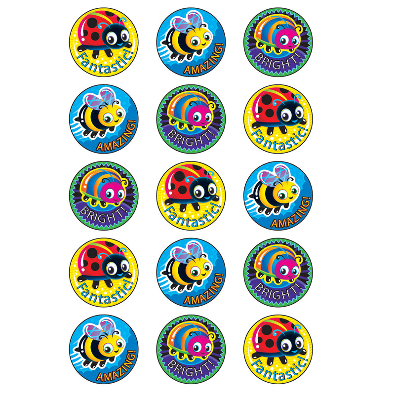 Bug Buddies Stinky Stickers Large Round