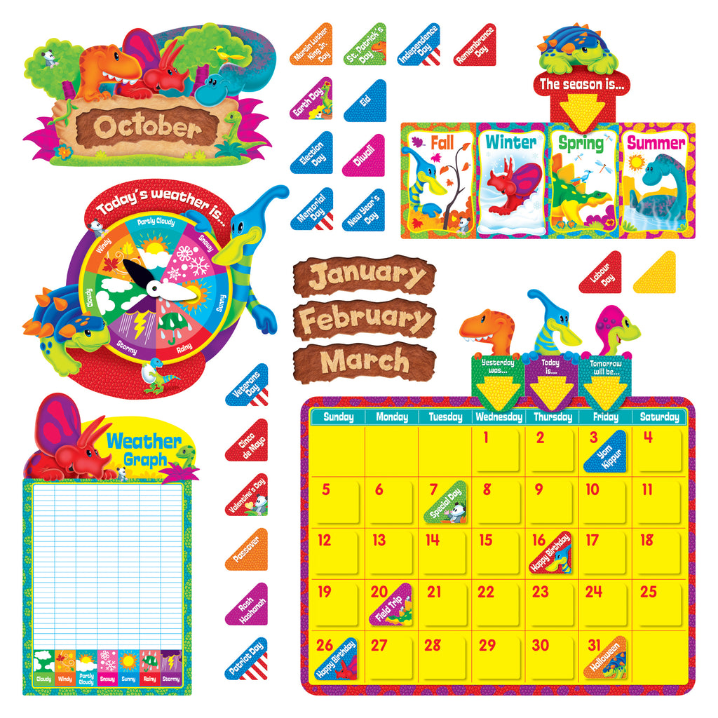 Dino Mite Pals Calendar Bb Set