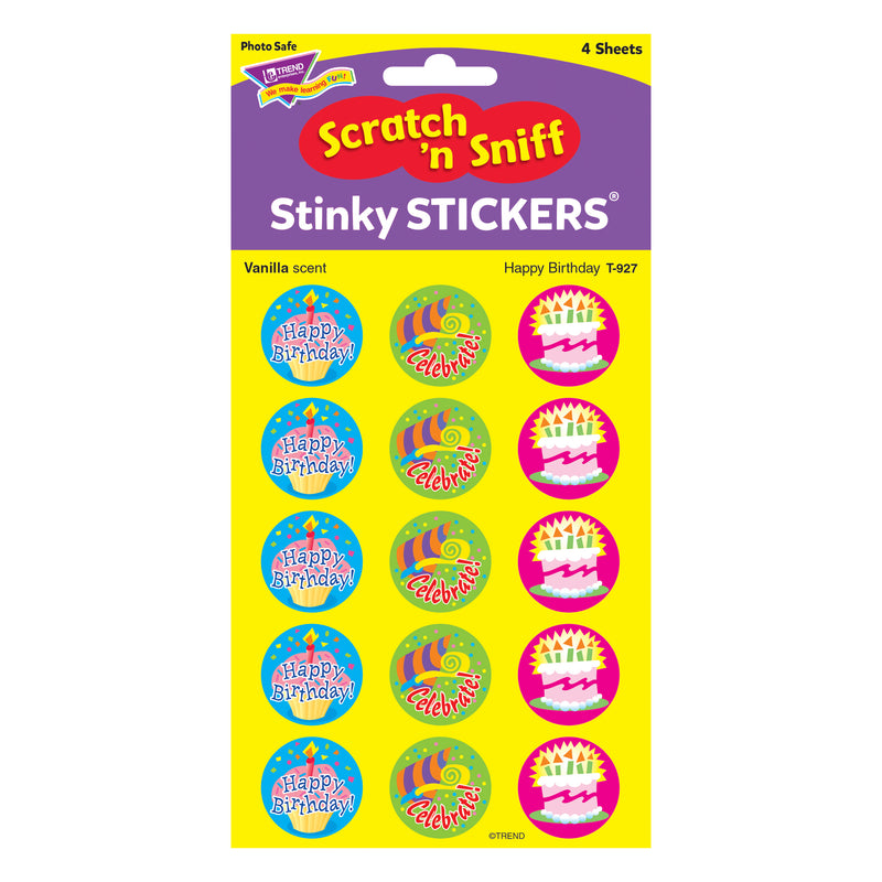 Stinky Stickers Happy Birthday