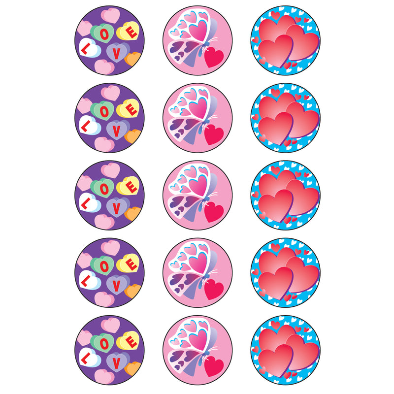 Stinky Stickers Valentines Day 60pk Cherry Acid-free