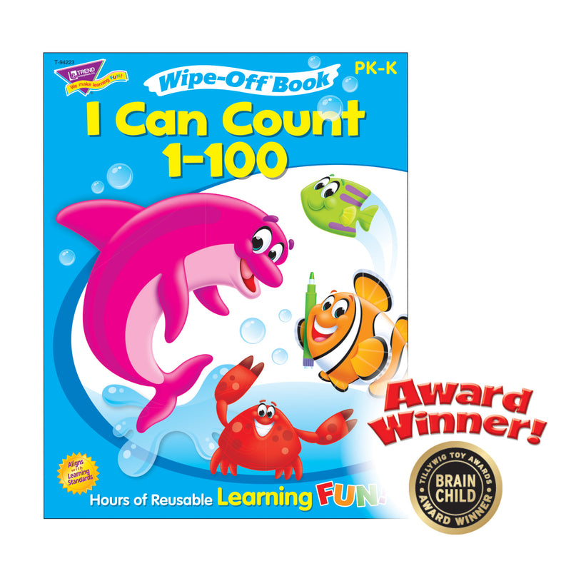 I Can Count 1-100 Wipe Off Book Gr Pk-k