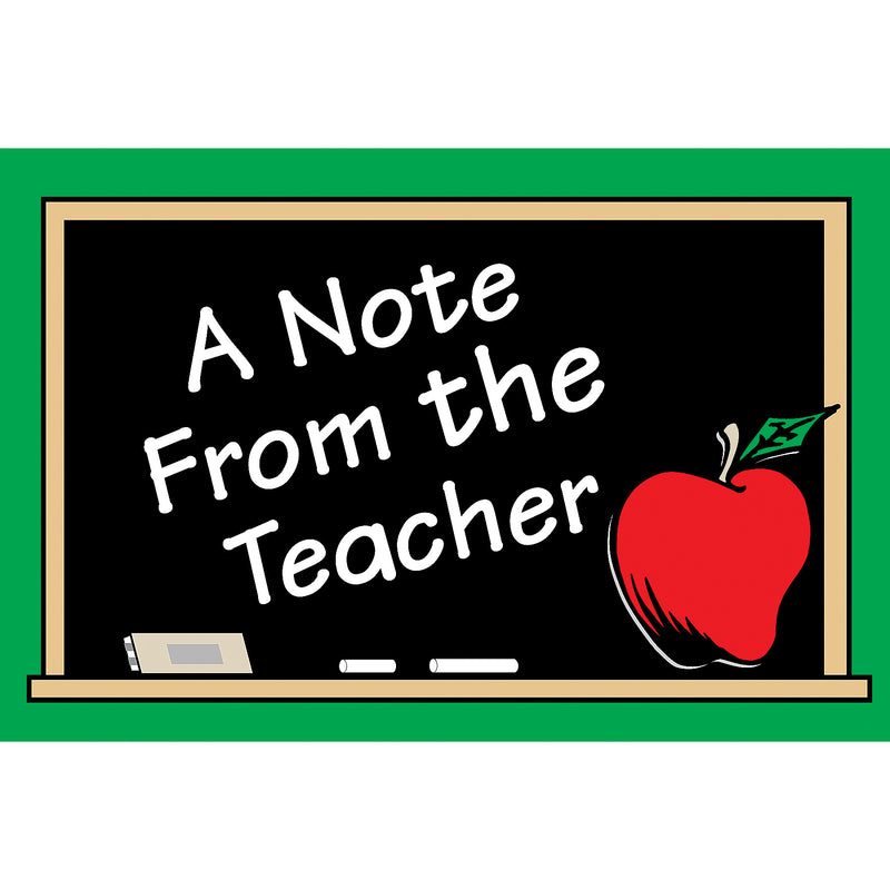 A Note From The Teacher 30pk Postcards 4x6
