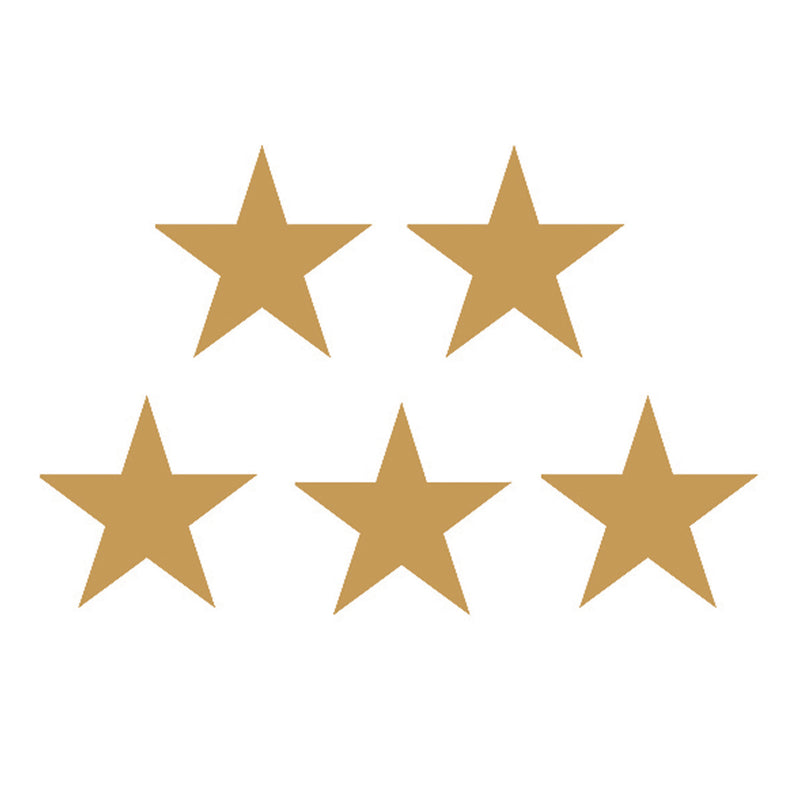 Stickers Gold Stars Foil 294pk