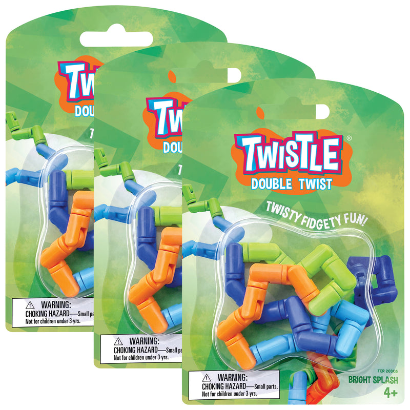 (3 Ea) Bright Splash Twistle Double Twist