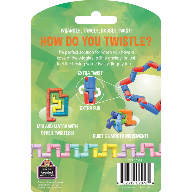 (3 Ea) Red & Blu Twistle Double Twist