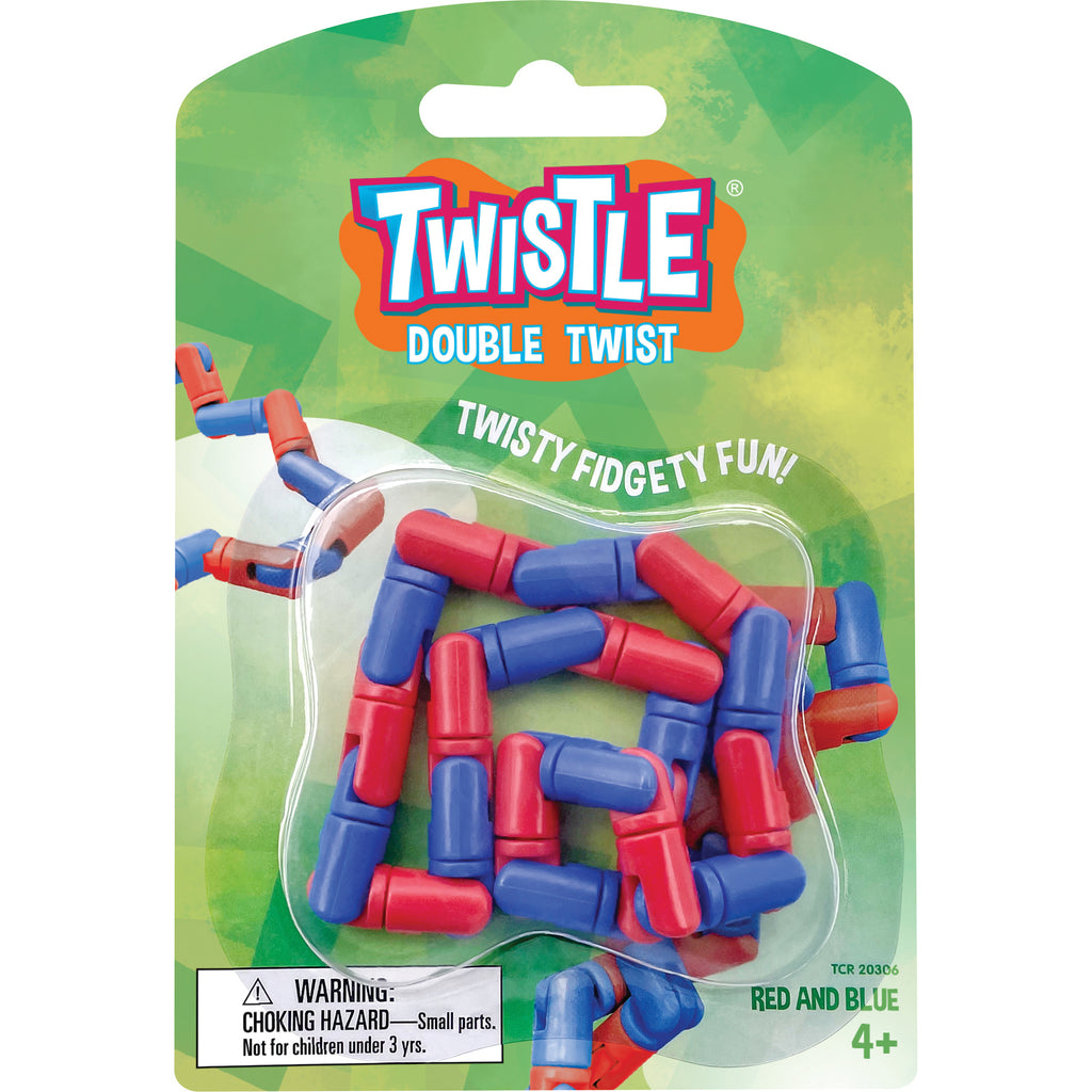 Red And Blue Twistle Double Twist