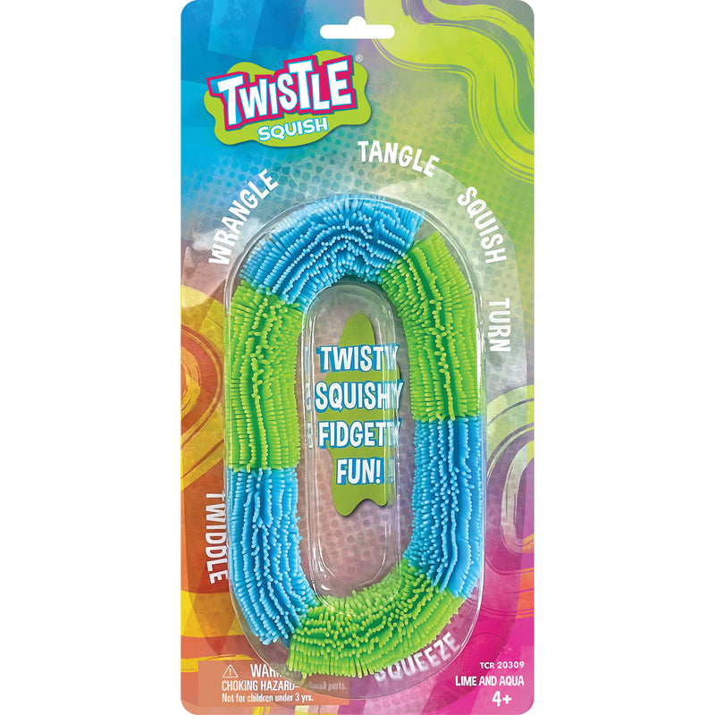 (2 Ea) Twistle Squish Aqua And Lime