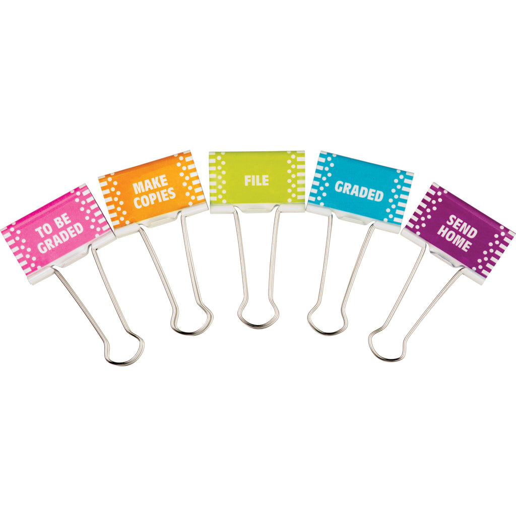 (3 Pk) Classroom Management Large Binder Clips