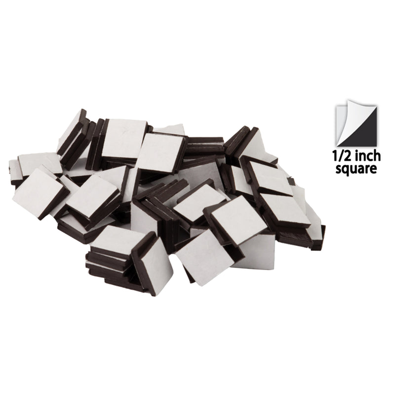 Adhesive Magnetic Squares 100 Set