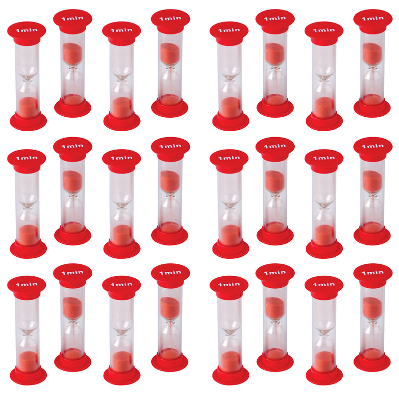 (6 Pk) 1 Minute Sand Timers Mini