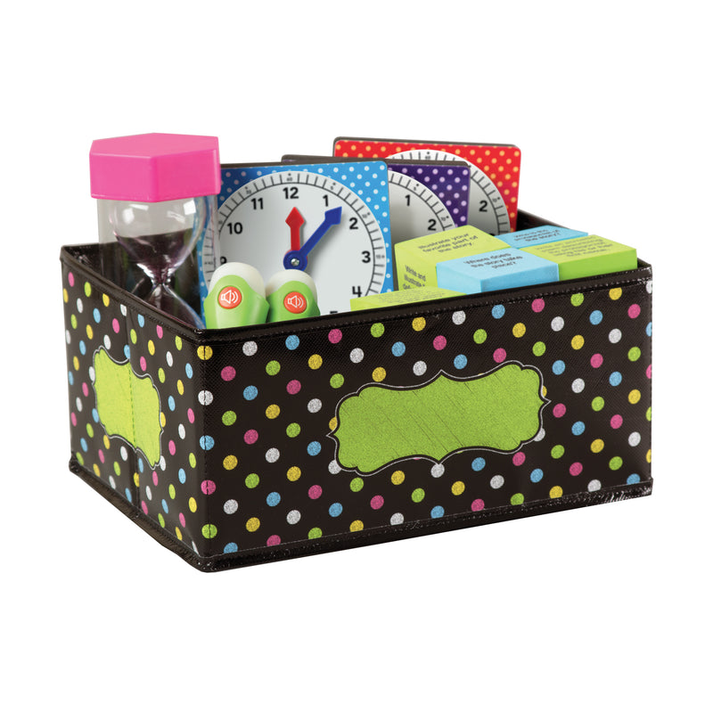 Chalkboard Brights Storage Bins Sml 8x11x5