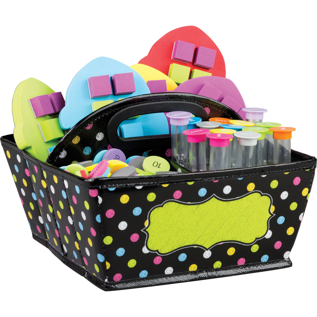 (2 Ea) Chalkboard Brights Storage Caddy