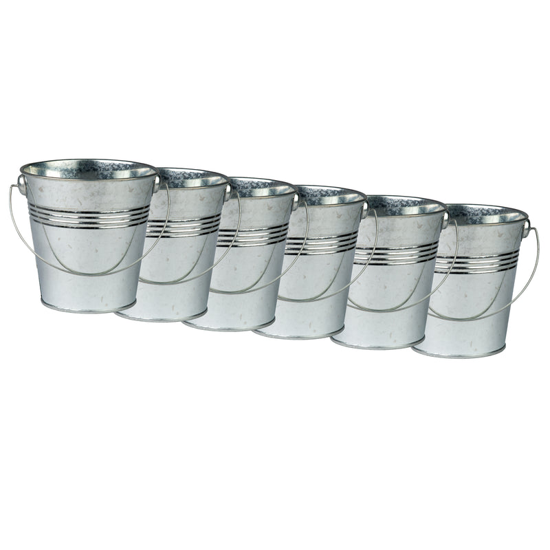 (6 Ea) Metal Bucket