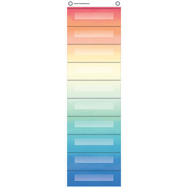 File Storage Pcket Chart Watercolor