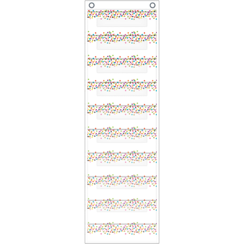 File Storage Pocket Chart Confetti