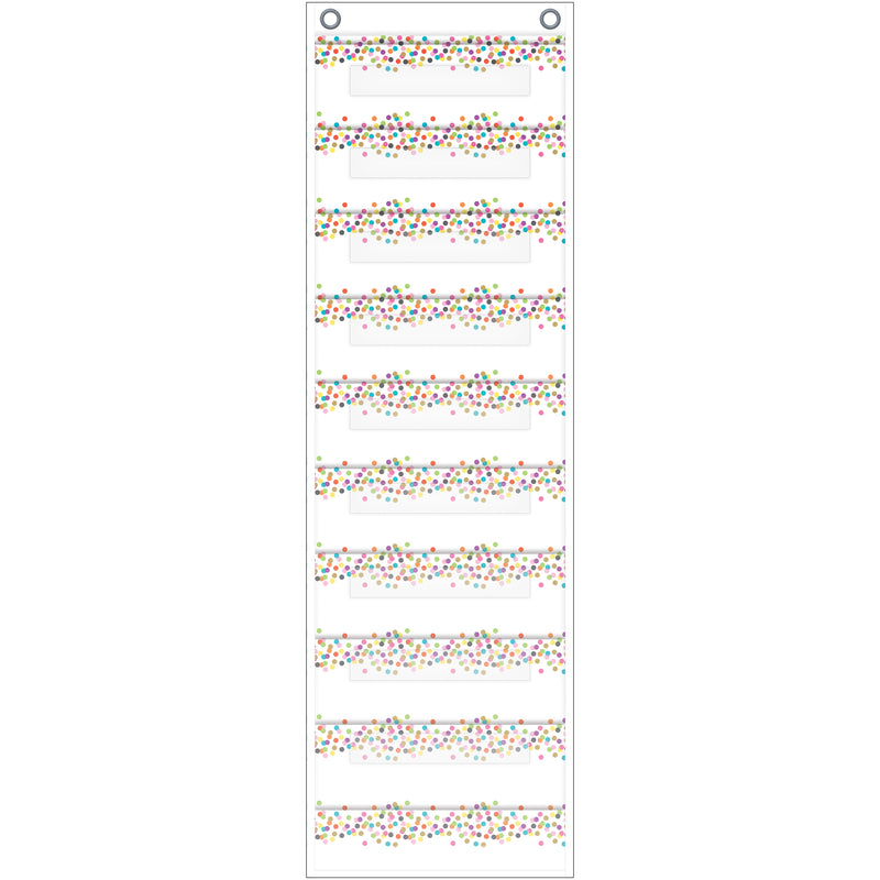 File Storage Pocket Chart Confetti