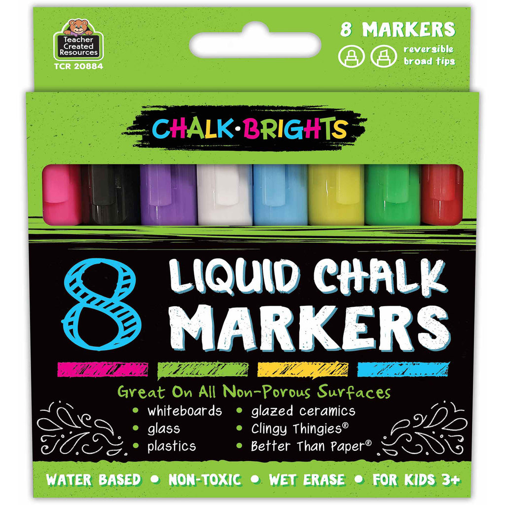 (2 Pk) Chalk Brights Liq Chalk Markers 8pk